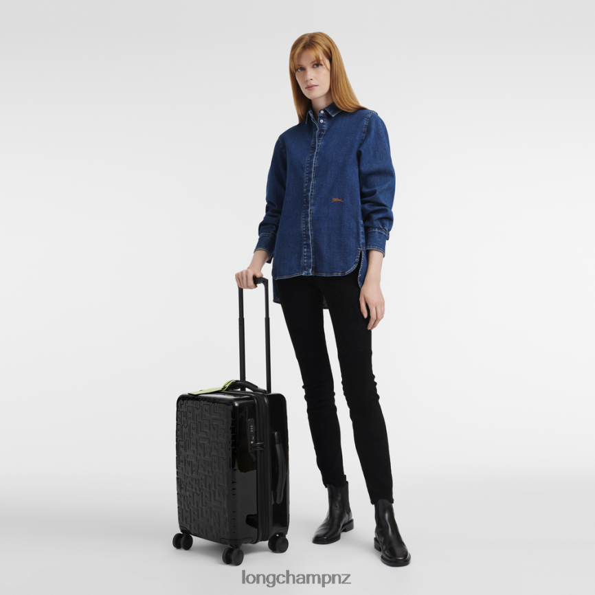 Men Black Longchamp LGP Travel Suitcase Bags L06408842