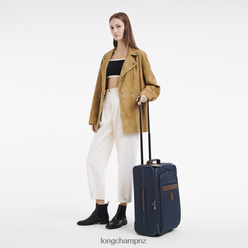 Men Blue Longchamp Boxford Suitcase Bags L06408851