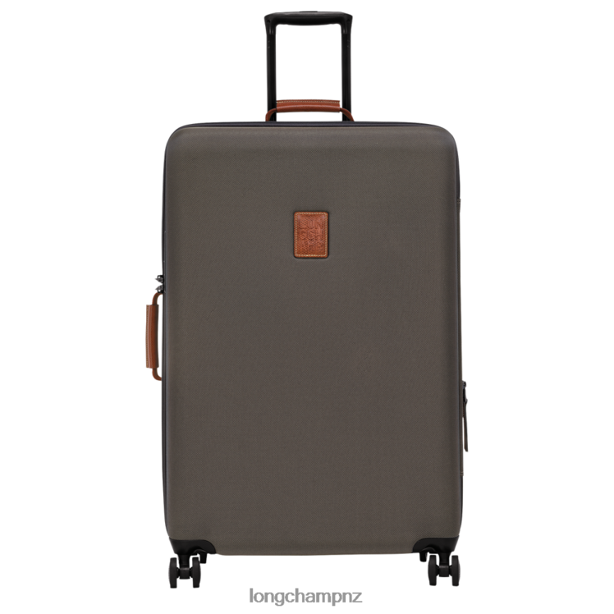 Men Brown Longchamp Boxford Suitcase Bags L06408844
