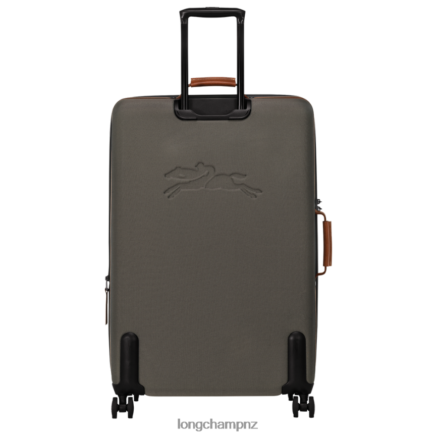 Men Brown Longchamp Boxford Suitcase Bags L06408844