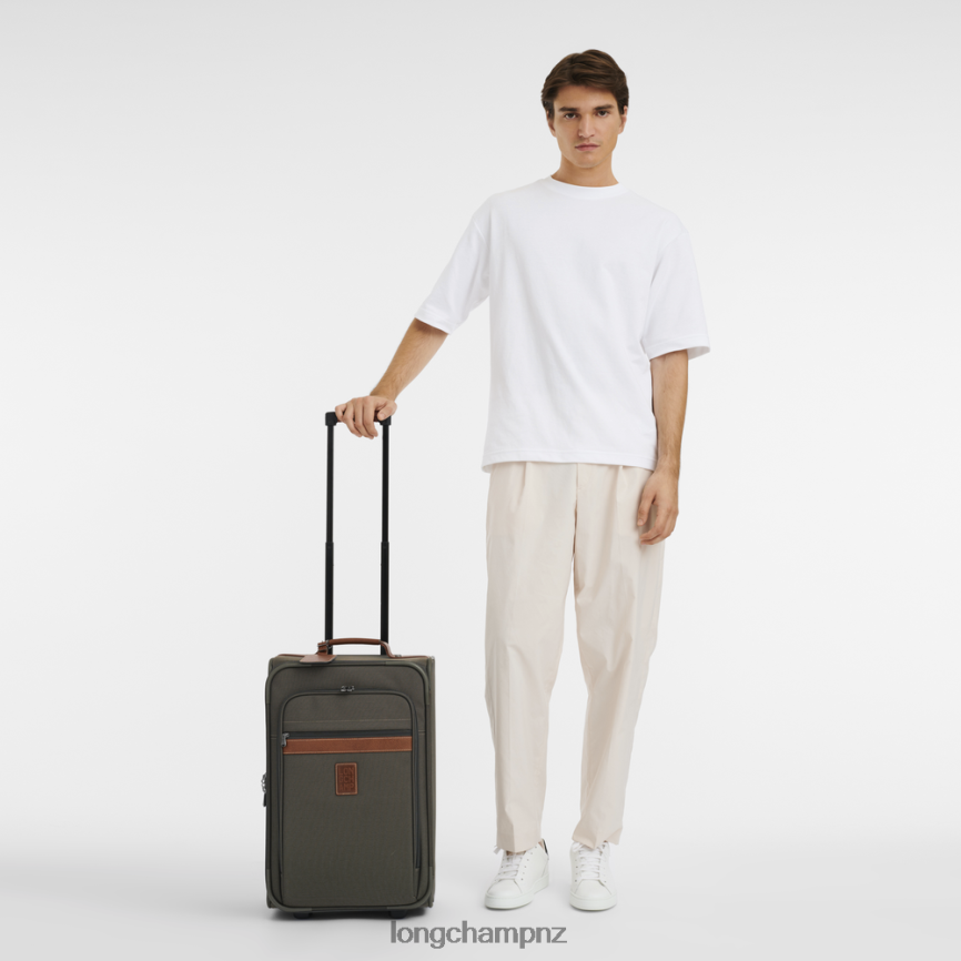 Men Brown Longchamp Boxford Suitcase Bags L06408850