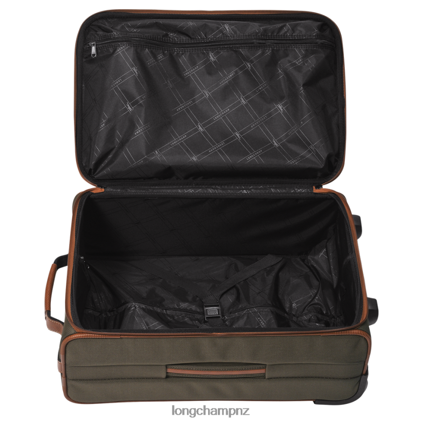 Men Brown Longchamp Boxford Suitcase Bags L06408850