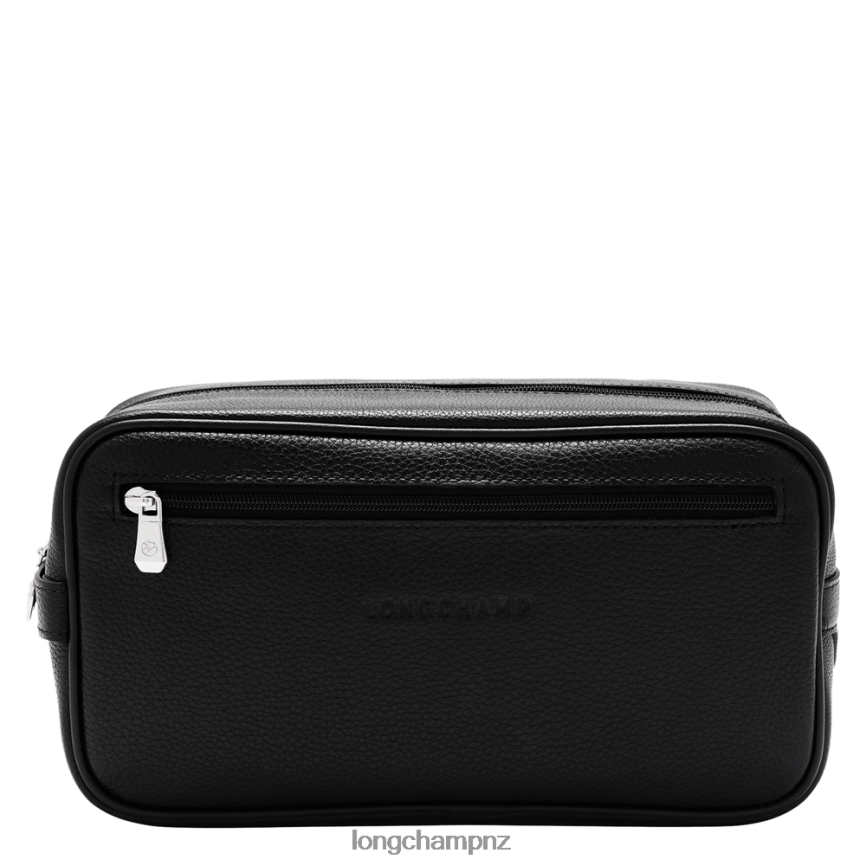 Men Black Longchamp Le Foulonne Toiletry case Bags L06408872