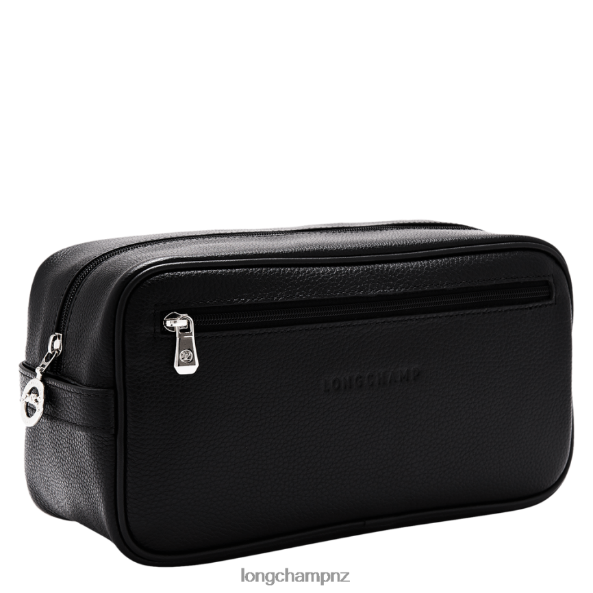 Men Black Longchamp Le Foulonne Toiletry case Bags L06408872