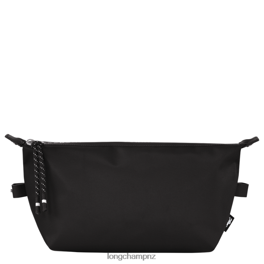 Men Black Longchamp Le Pliage Energy Toiletry case Bags L06408868