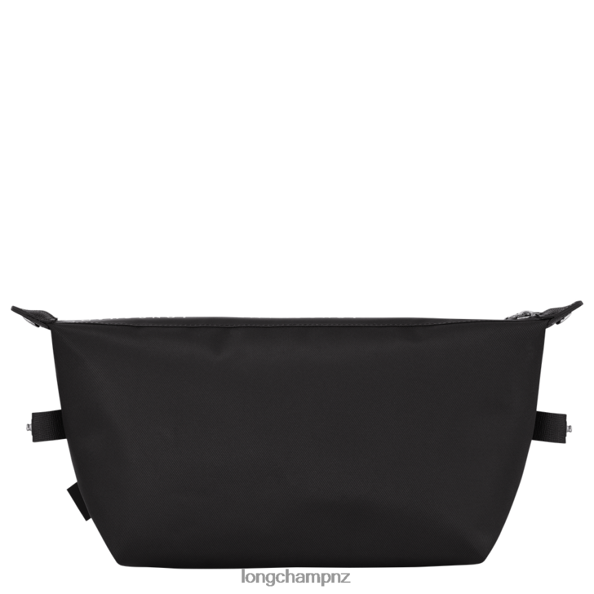 Men Black Longchamp Le Pliage Energy Toiletry case Bags L06408868