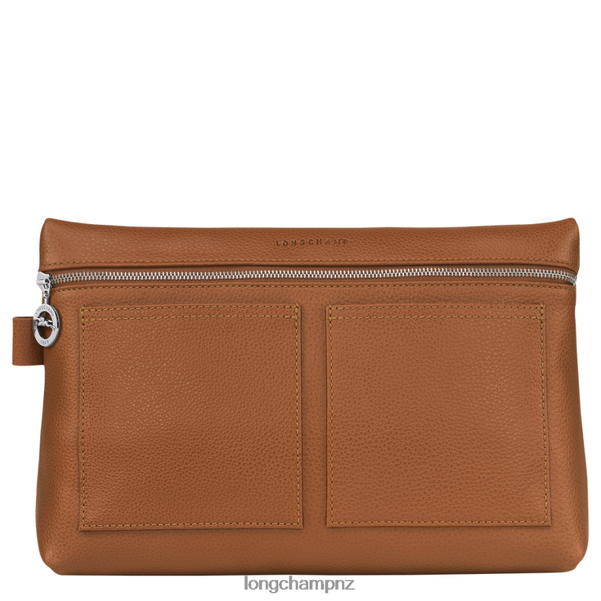 Men Caramel Longchamp Le Foulonne Toiletry case Bags L06408822 Men Caramel Longchamp Le Foulonne Toiletry case Bags L06408822