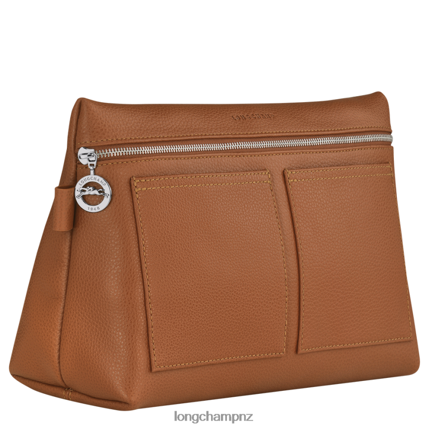 Men Caramel Longchamp Le Foulonne Toiletry case Bags L06408822