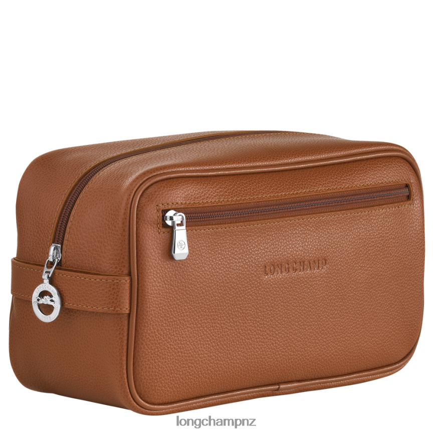 Men Caramel Longchamp Le Foulonne Toiletry case Bags L06408874