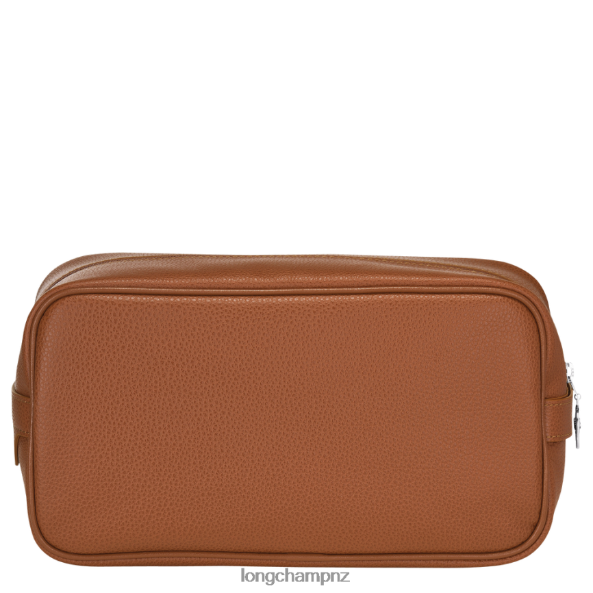 Men Caramel Longchamp Le Foulonne Toiletry case Bags L06408874