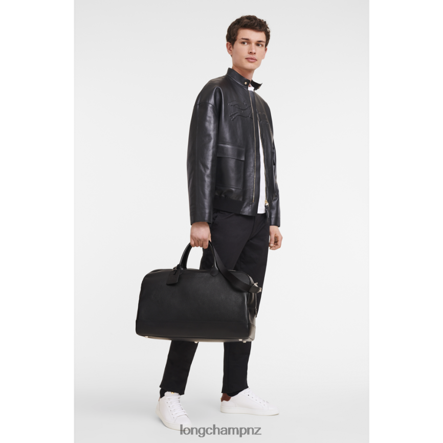 Men Black Longchamp Le Foulonne Travel bag Bags L06408823