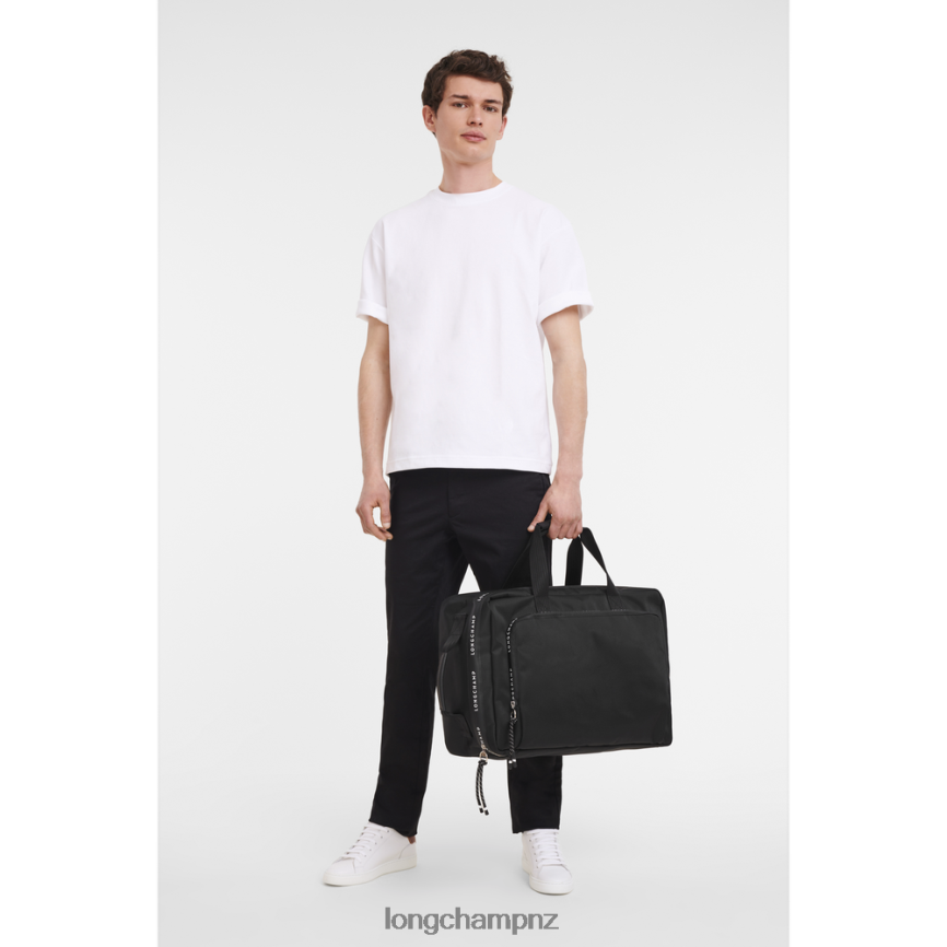 Men Black Longchamp Le Pliage Energy Travel bag Bags L06408779
