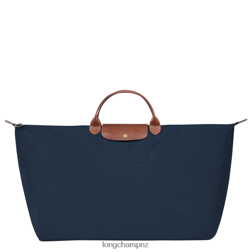 Men Navy Longchamp Le Pliage Original Travel bag Bags L06408815