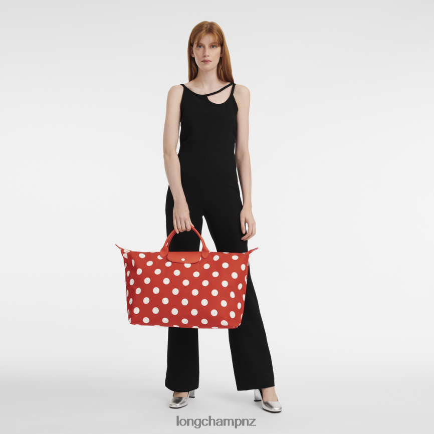 Men Orange Longchamp Le Pliage Collection Travel bag Bags L06408782