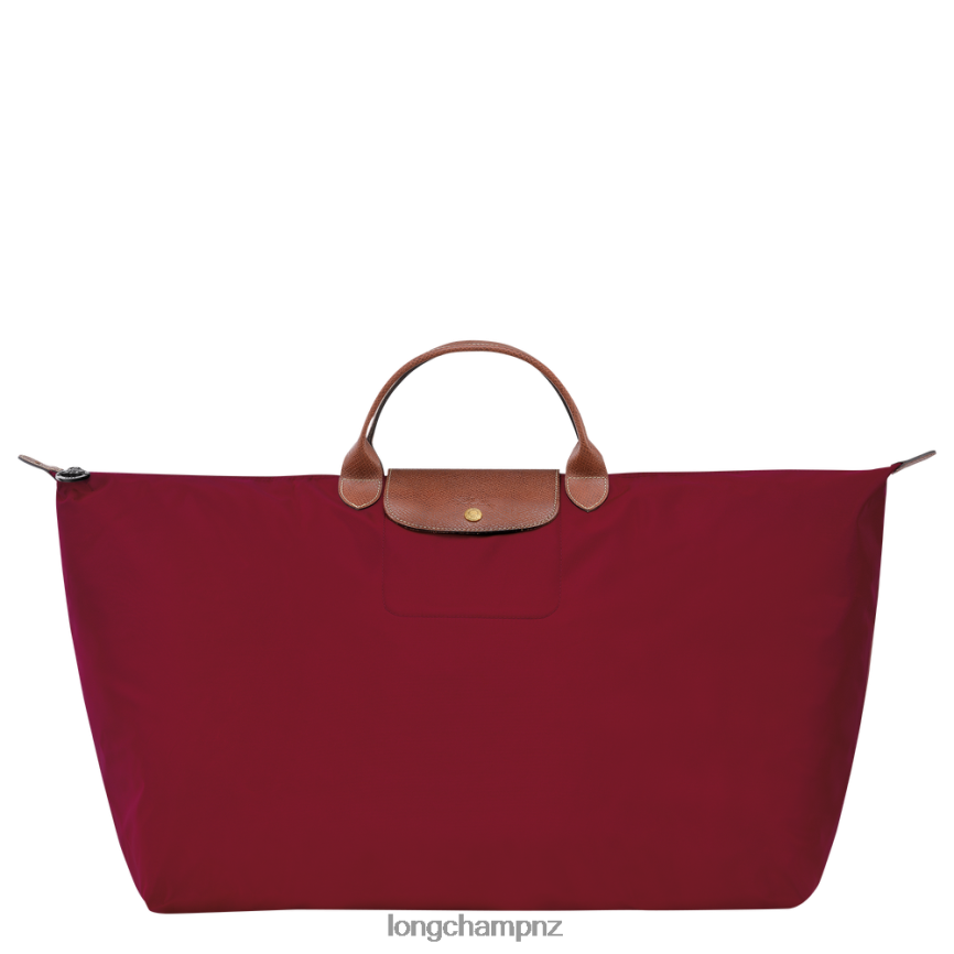 Men Red Longchamp Le Pliage Original Travel bag Bags L06408814