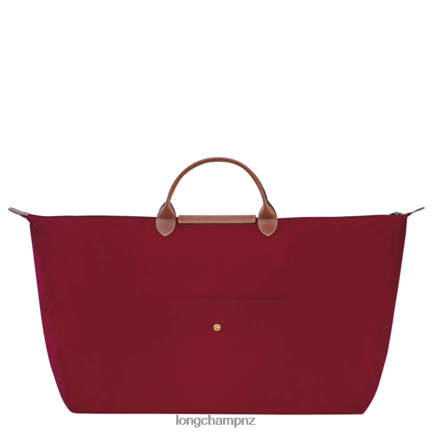 Men Red Longchamp Le Pliage Original Travel bag Bags L06408814