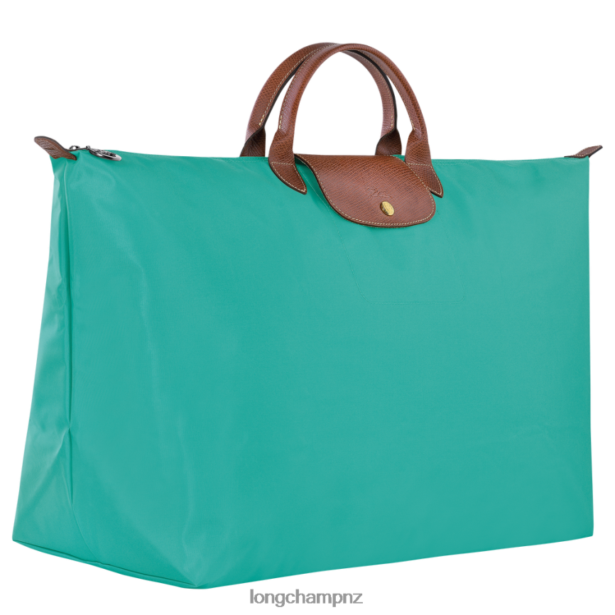 Men Turquoise Longchamp Le Pliage Original Travel bag Bags L06408816