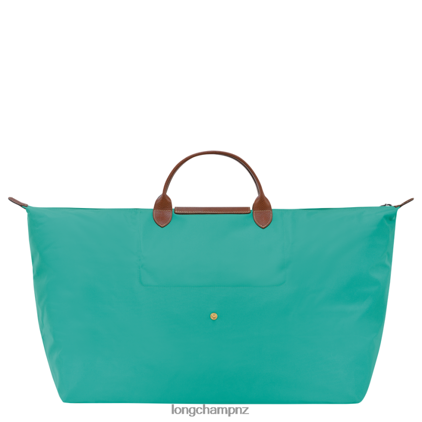 Men Turquoise Longchamp Le Pliage Original Travel bag Bags L06408816