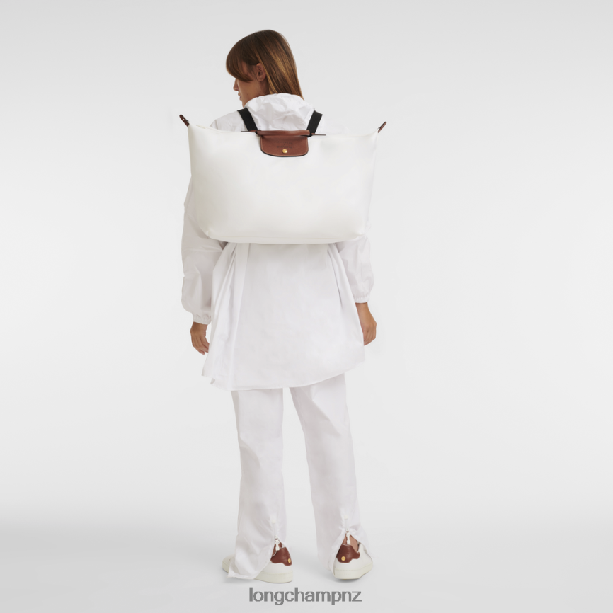 Men White Longchamp X D'heygere Travel bag / Backpack Bags L06408833