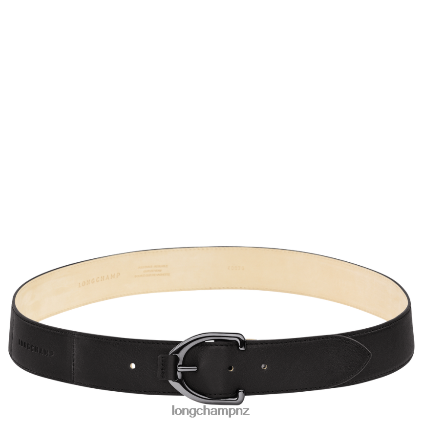 Women Black Longchamp 3D belt Accessories L06408947