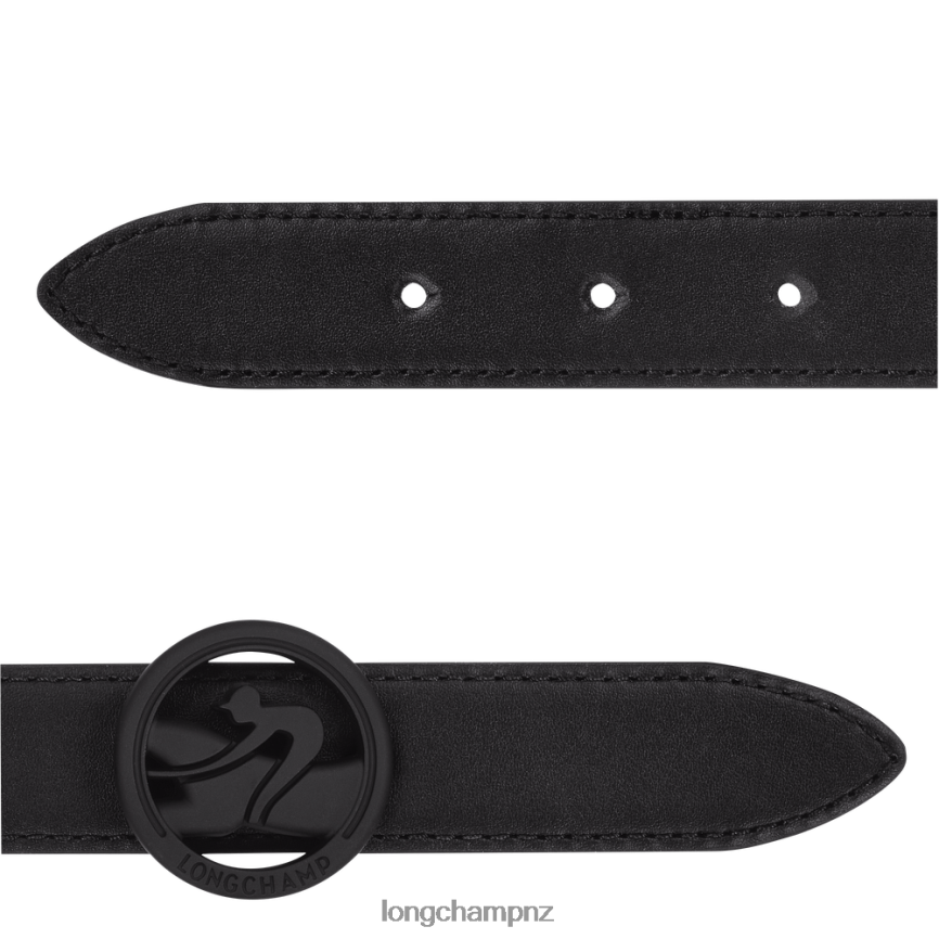 Women Black Longchamp Box-Trot belt Accessories L06408936