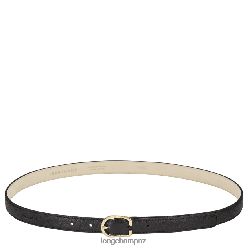 Women Black Longchamp Le Foulonne belt Accessories L06408925