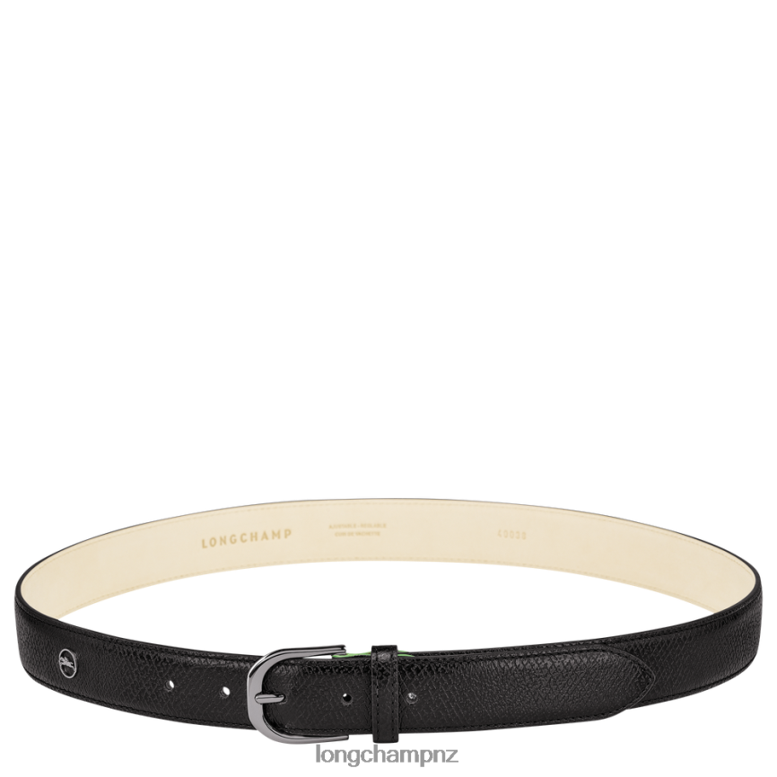 Women Black Longchamp Le Pliage belt Accessories L06408917