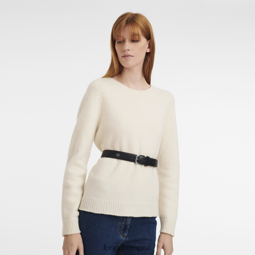 Women Black Longchamp Le Pliage belt Accessories L06408917