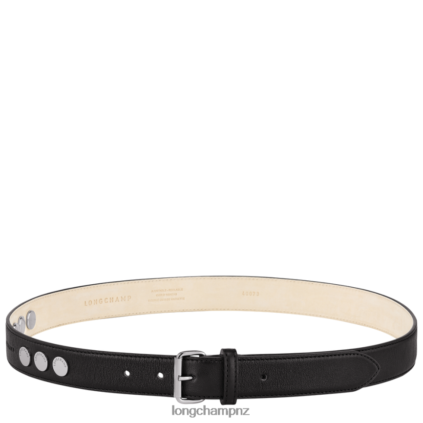 Women Black Longchamp Le Pliage belt Accessories L06408951
