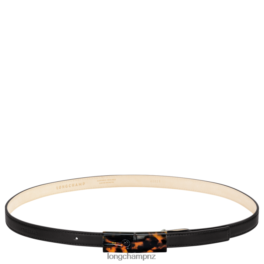 Women Black Longchamp Roseau belt Accessories L06408907