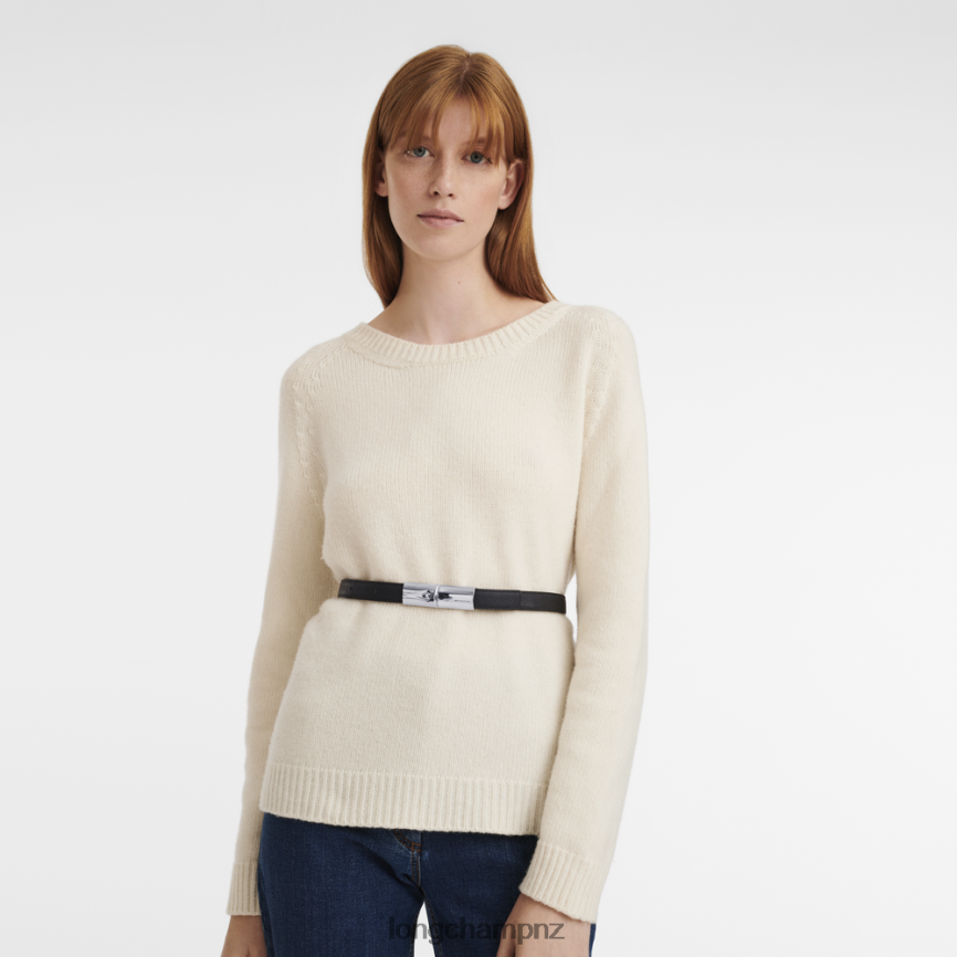 Women Black Longchamp Roseau belt Accessories L06408909