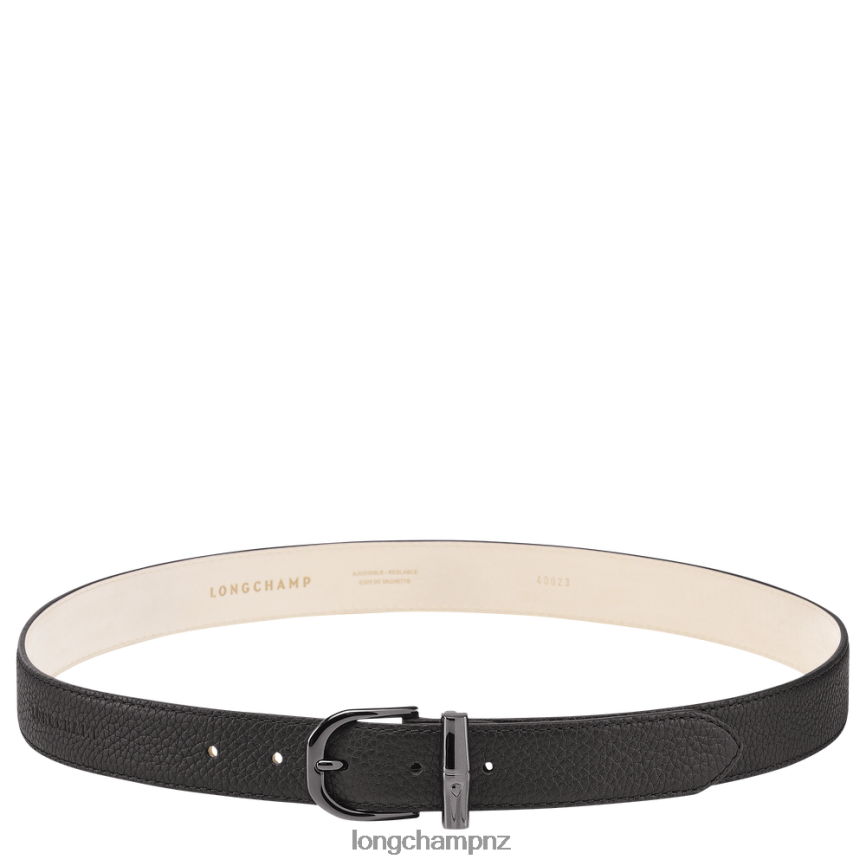 Women Black Longchamp Roseau belt Accessories L06408912