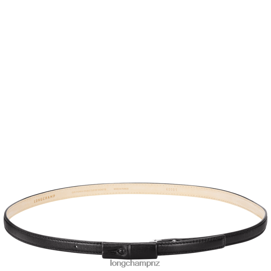 Women Black Longchamp Roseau belt Accessories L06408934