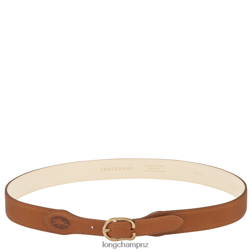 Women Cognac Longchamp 1980 belt Accessories L06408920