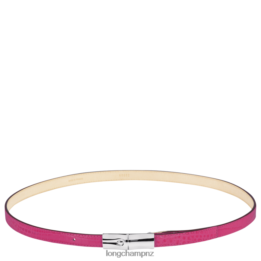Women Fuchsia Longchamp Roseau belt Accessories L06408915