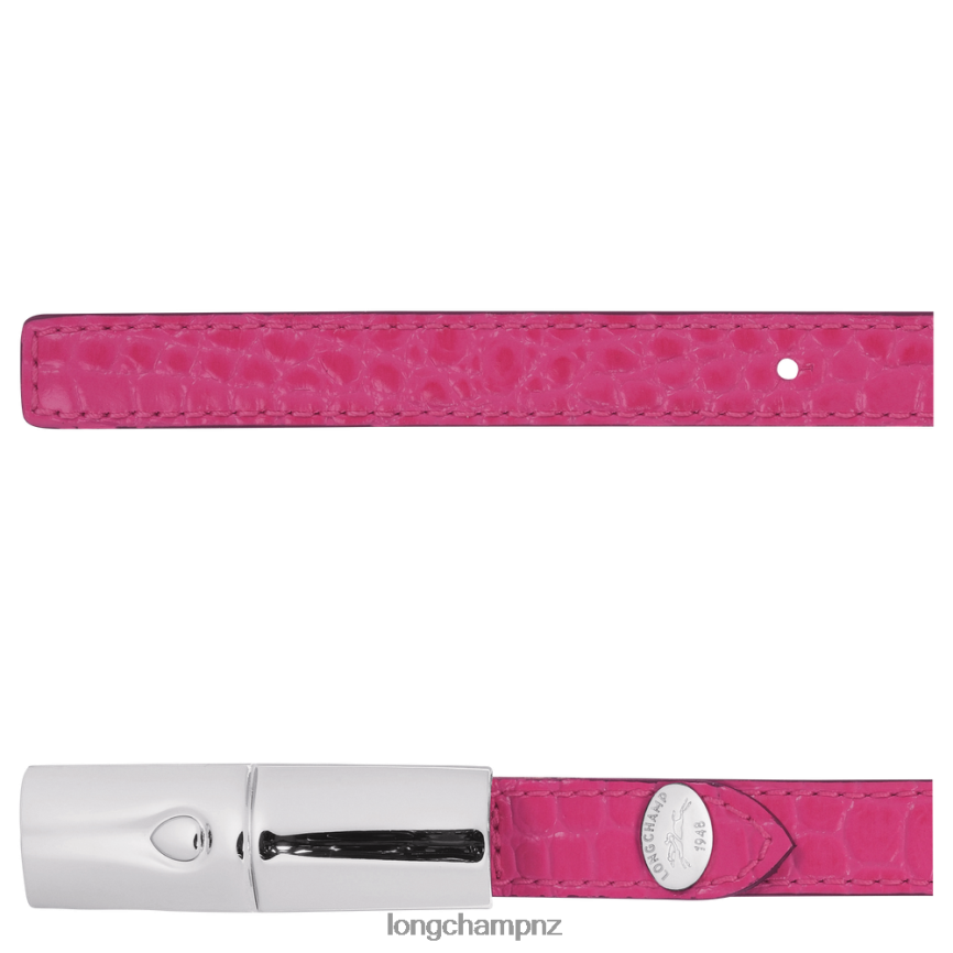Women Fuchsia Longchamp Roseau belt Accessories L06408915