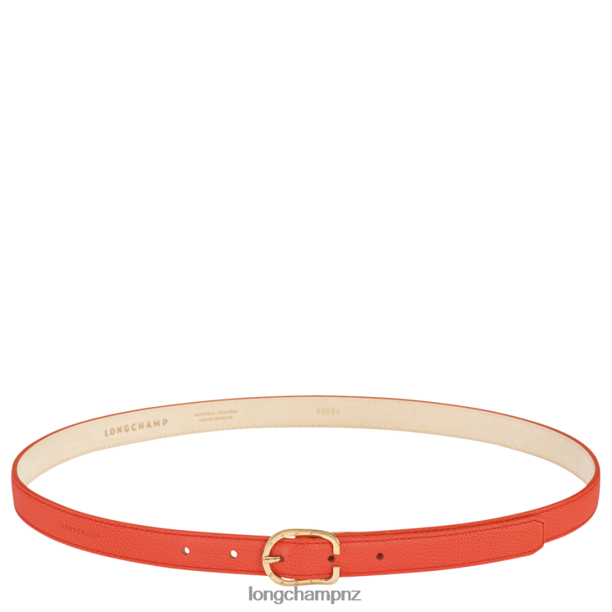 Women Orange Longchamp Le Foulonne belt Accessories L06408926