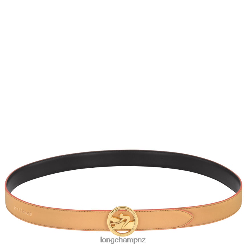 Women Vegetal/Black Longchamp Box-Trot belt Accessories L06408939