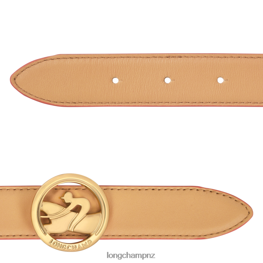 Women Vegetal/Black Longchamp Box-Trot belt Accessories L06408939