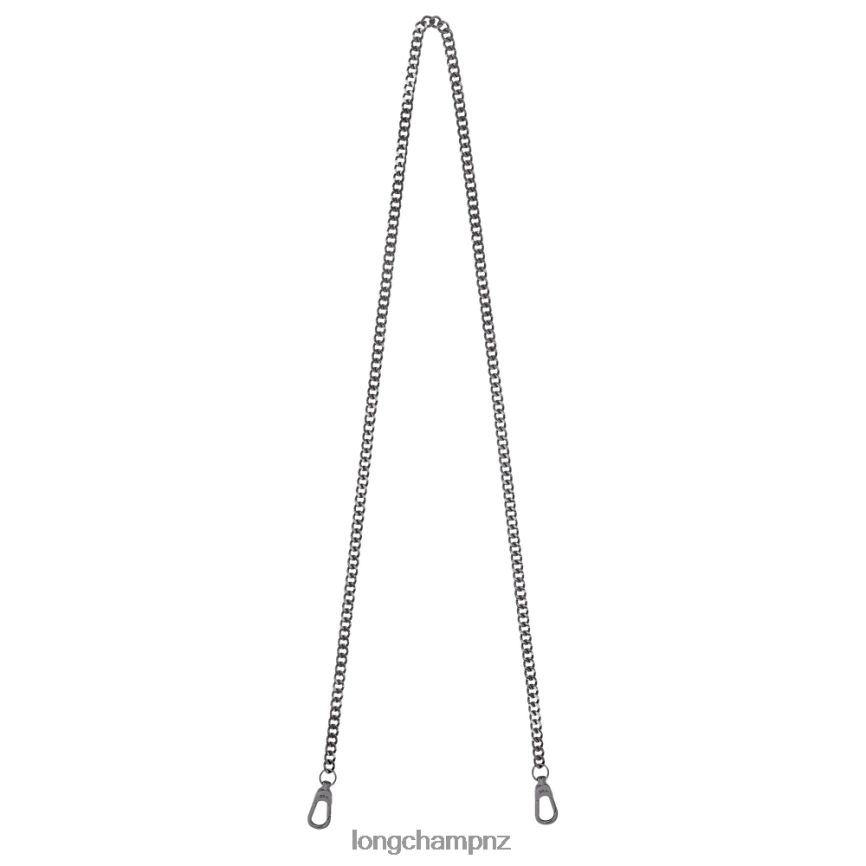 Women Black Metal Longchamp Chaine Shoulder strap Accessories L064081083