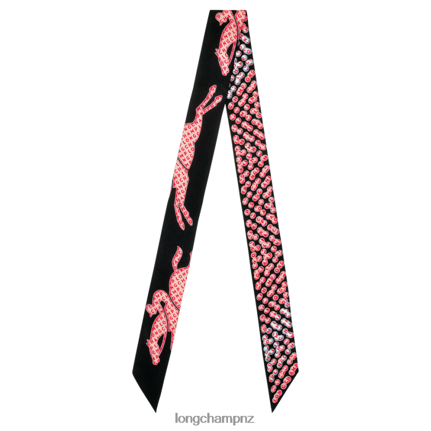 Women Black Longchamp Spring/Summer 2023 Collection Bandeau Accessories L064081062