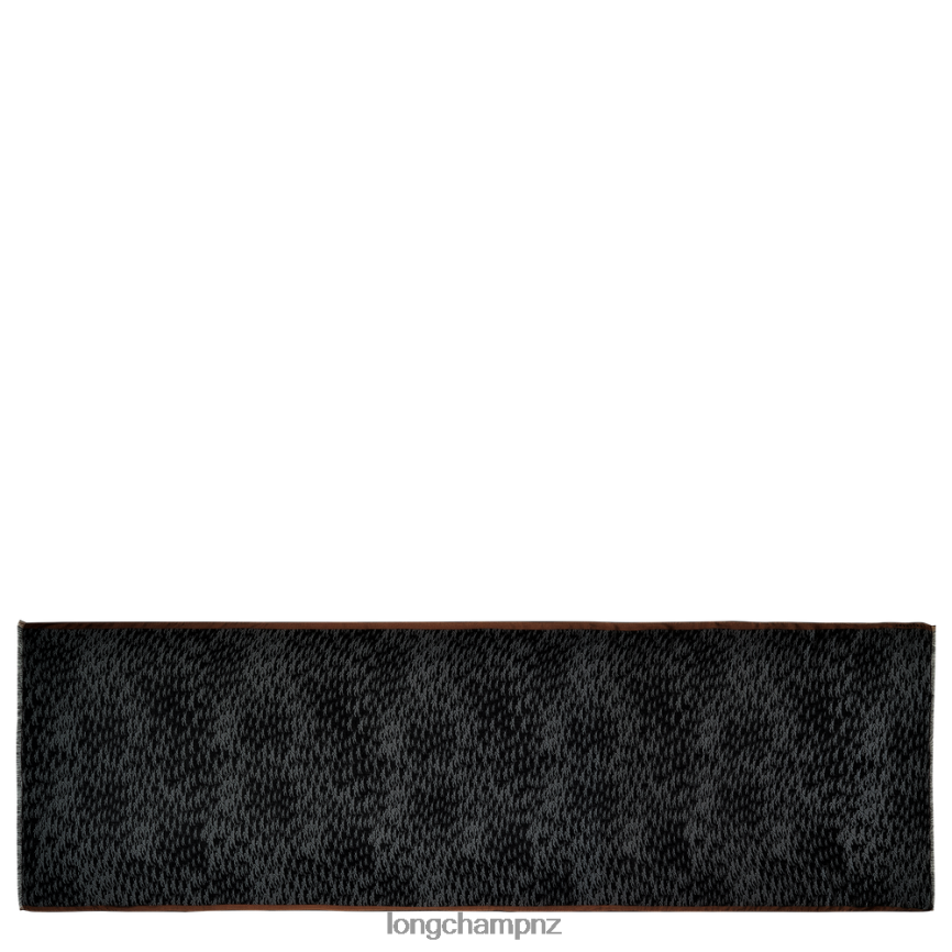 Women Black Longchamp Spring/Summer 2023 Collection Stole Accessories L06408971