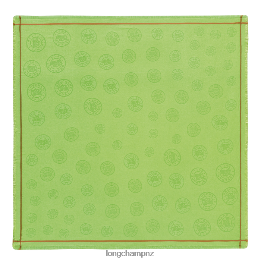 Women Green Light Longchamp Spring/Summer 2023 Collection Shawl Accessories L06408978