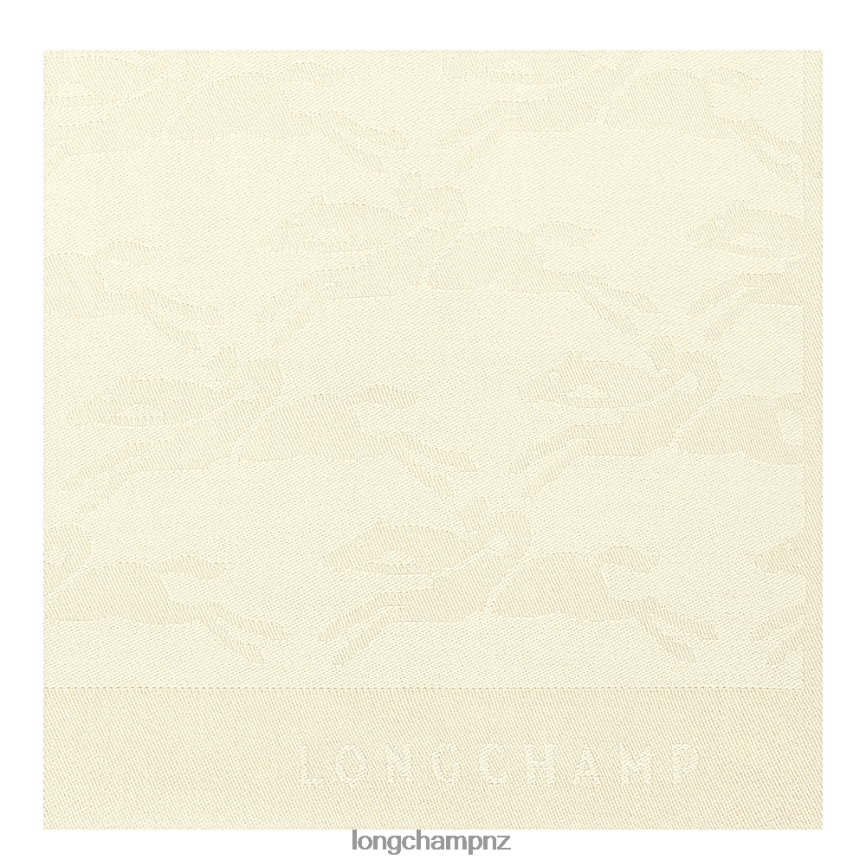 Women Ivory Longchamp Spring/Summer 2023 Collection Stole Accessories L06408984