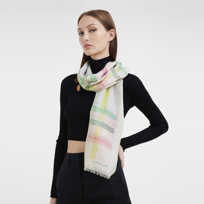 Women Pink Longchamp Spring/Summer 2023 Collection Stole Accessories L06408994