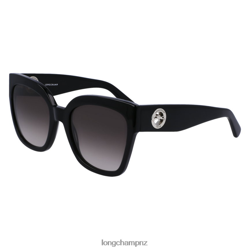 Women Black Longchamp Fall/Winter 2022 Collection Sunglasses Accessories L06408897