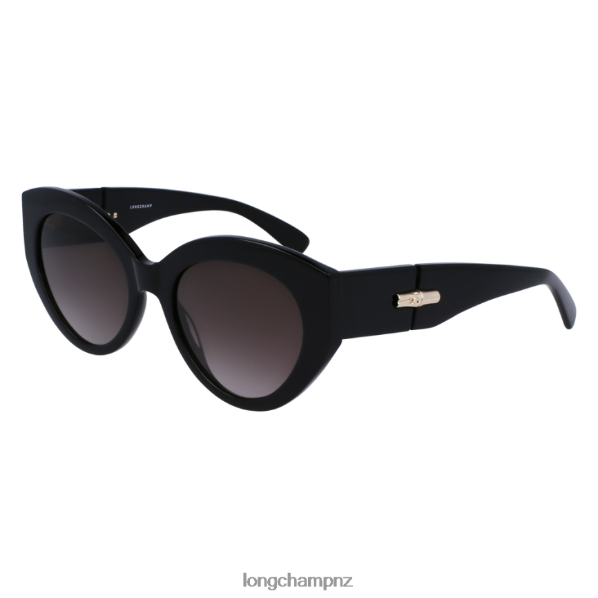 Women Black Longchamp Fall/Winter 2022 Collection Sunglasses Accessories L06408900