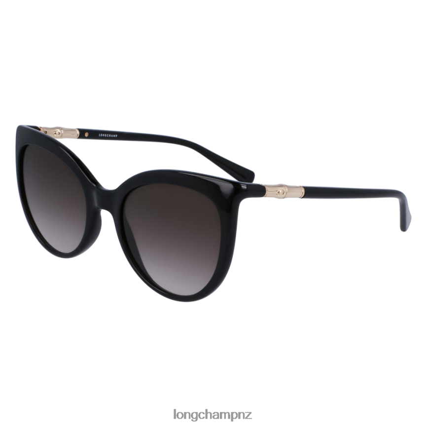 Women Black Longchamp Fall/Winter 2022 Collection Sunglasses Accessories L06408902