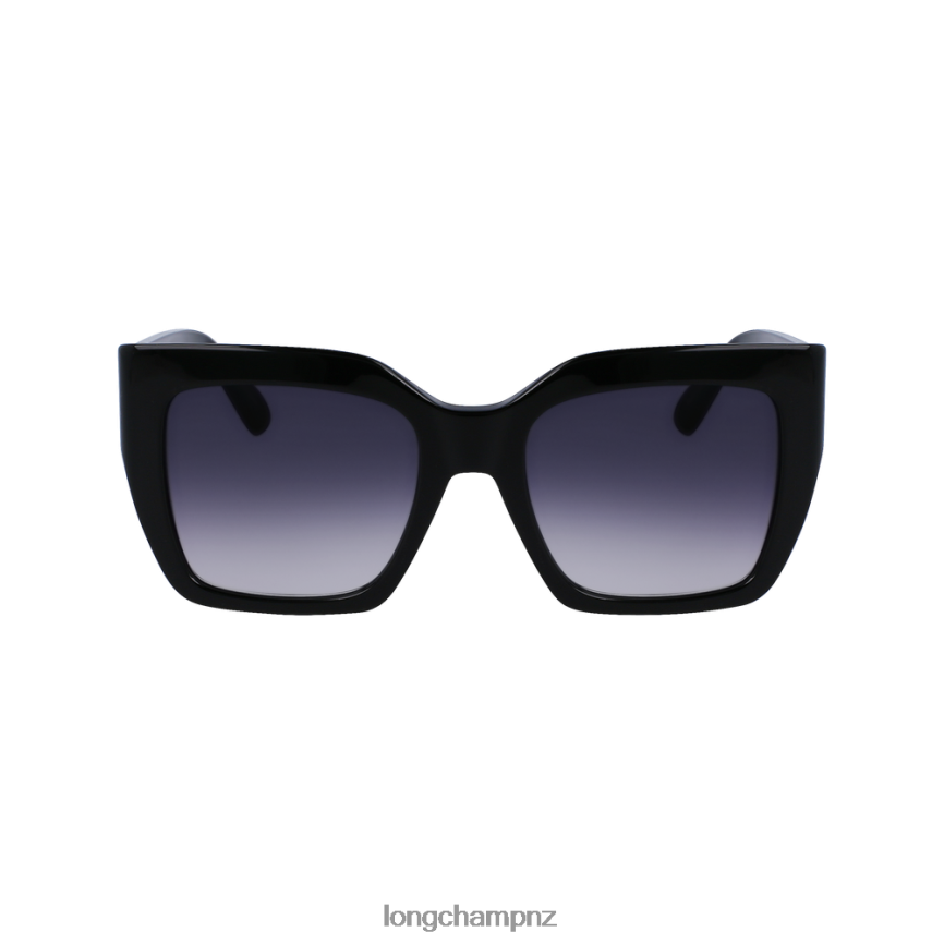 Women Black Longchamp Spring/Summer Collection 2023 Sunglasses Accessories L06408881