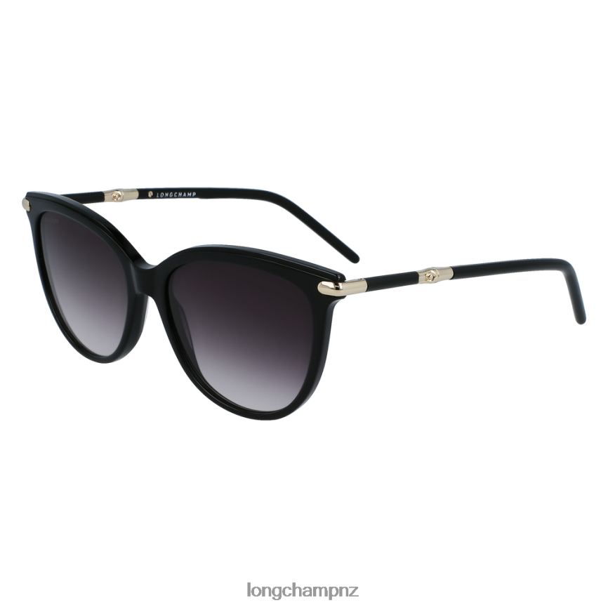 Women Black Longchamp Spring/Summer Collection 2023 Sunglasses Accessories L06408890